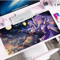 Genshin Impact Gaming Mouse Pad ตู้เกมพีซี อะนิเมะสาวเซ็กซี่ Qingdable คอมพิวเตอร์เดสก์ท็อปขนาดใหญ่เกมอุปกรณ์เสริม แผ่นรองเมาส์อะนิเมะ