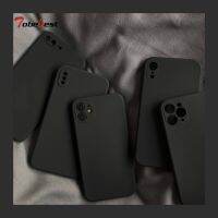 Black Liquid Silicone Phone Case for IPhone 13 12 11 14 Pro XS Max XR X 8 7 6S 6 Plus SE 2020 Camera Protection Soft Back Cover  Screen Protectors