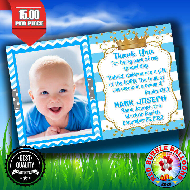 Royal Prince Ref Magnet for Birthday Christening Baptismal and ...