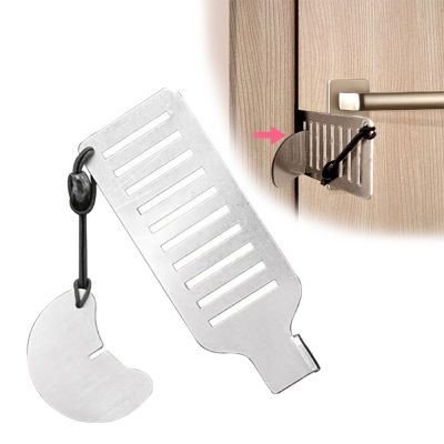 Home Travel Jammer Hotel Device Stopper Portable Lock Door Security