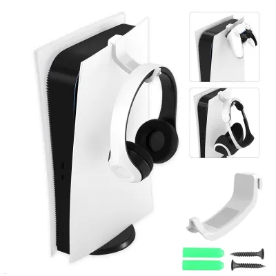 1Pcs Headphone Stand Mount For PS5 Console Anti-Slip Gaming Headset Hanger Holder Earphone Hook