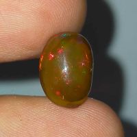 พลอย โอปอล เอธิโอเปีย ธรรมชาติ แท้ ( Natural Opal Ethiopia ) หนัก 3.15 กะรัต