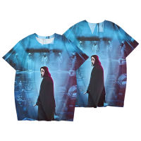 Scream VI ghostface 3D ผลกระทบผู้ชายความงามเสื้อยืดโกธิคสามมิติเสื้อยืดความคิดริเริ่มแขนสั้นเสื้อยืดท็อปส์