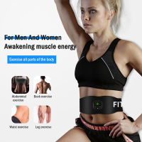 Electric Slimming Belt Fat Burning Body Massager Abdominal Muscle Stimulator Abs Trainer EMS Belly Losing Weight Fitness Belt