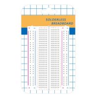 REHAD แผงวงจรโพรโทบอร์ดสำหรับใช้ทดลองบัดกรีสีขาวขนาด8.5X5.5ซม. บอร์ดพลาสติกสำหรับใช้ต่อวงจรต้นแบบ PCB แผ่นตัดขนมปังทดลองอิเล็กทรอนิกส์