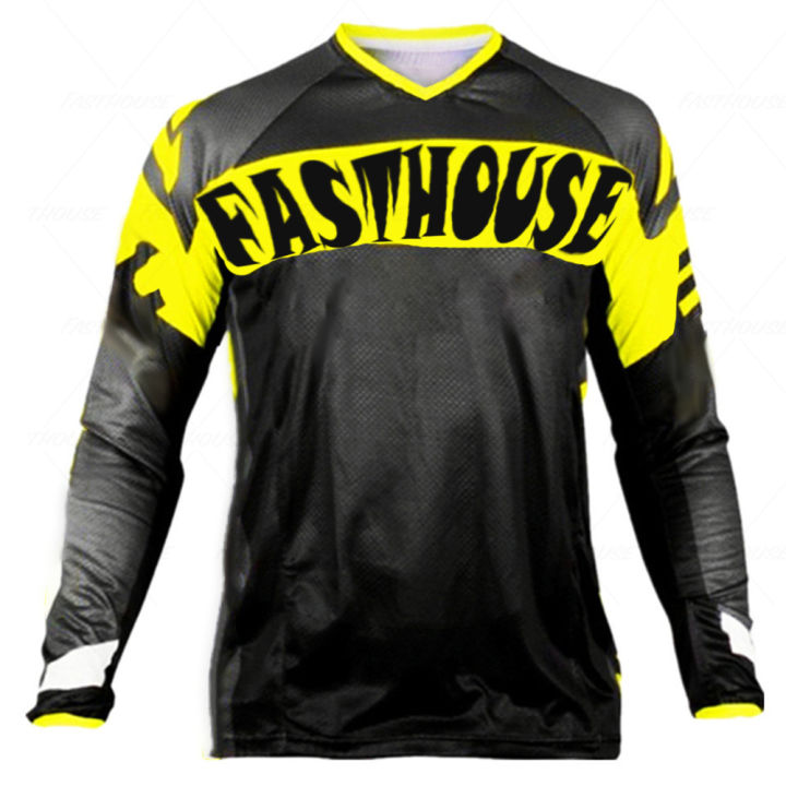 fasthouse-ดาวน์ฮิลล์ย์วิบากเสื้อจักรยานย์แข่งจักรยานเสือภูเขา-polera-mtb-ย์รถจักรยานยนต์-dh-กีฬาแขนยาว