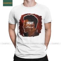 T-shirt เสื้อยืดคอกลม ผ้าฝ้าย 100% พิมพ์ลาย Dorian Fight For Whats In You Heart Longteng Century แฟชั่นฤดูร้อน สําหรับ  WH10