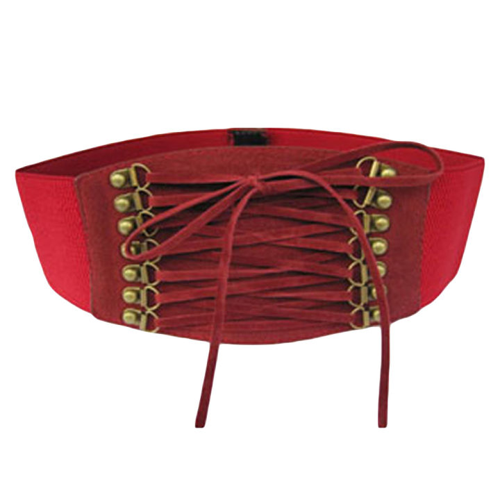 hotwomens-สุภาพสตรีแฟชั่นยืดหยุ่นยืด-bounce-tassels-corset-เข็มขัดเอว-xs-s-m-สีดำ-สีแดงสีน้ำตาล-bltll0002