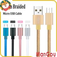 ManGou สายชาร์จ Micro USB  Fast Charger Cable สายชาร์จเร็ว ยาว25เซน/1เมตร สายชาร์จ สายชาร์จ Samsung สายชาร์จ Huawei สายชาร์จเร็ว Realme สายชาร์จโทรศัพท์