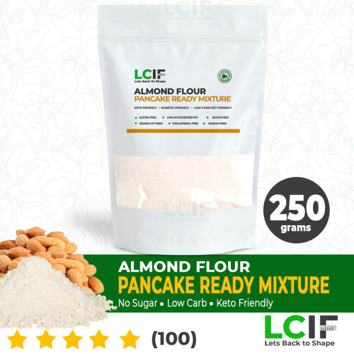 Almond Flour Pancake Mixture 250g Low Carb Keto Diabetic Friendly LC