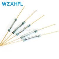 10pcs MKA10110 Reed Switch 1.8*10mm Magnetic Control Switch Green Glass Reed Switches Glass Normally Open NO Contact For Sensors WATTY Electronics