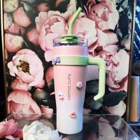 【READY  STOCK】Big Mac Water Cup Thermal Cup 1250ml Large Capacity Summer Water Cup Thermal Coffee Cup