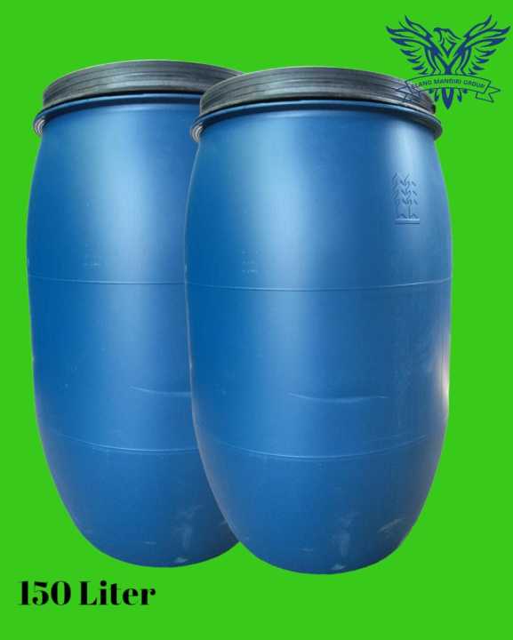 150 Liter Tempat Sampah Biru Tong Air Biru Tong Komposter Biru Serbaguna Tebal And Kuat 150l 5220