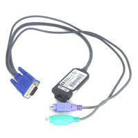 396632-001 Kvip M CAT5 PS/2 RJ45-to-VGA อะแดปเตอร์เชื่อมต่อ520-290-505 (ใช้แล้ว)