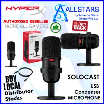 HyperX SoloCast Wired Cardioid USB Condenser Gaming Microphone  4P5P8AA/HMIS1X-XX-BK/G - Best Buy