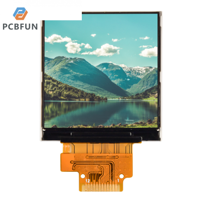 pcbfun IPS ST7789หน้าจอสี LCD TFT ความละเอียดสูง1.54นิ้ว IC 240*240รองรับอินเตอร์เฟซ SPI 12PIN หน้าจอ Serial Port