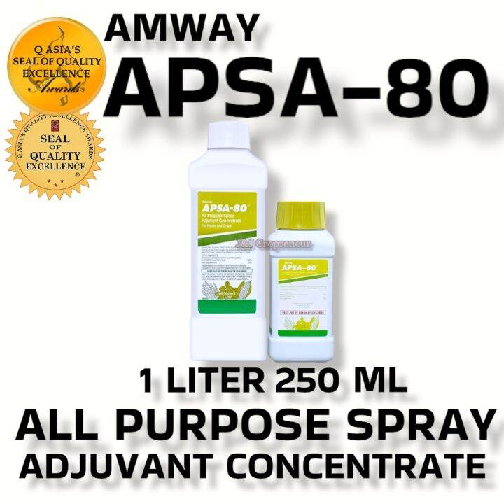 APSA80 (LITER / 250ML) All Purpose Spray Adjuvant Concentrate BY AMWAY
