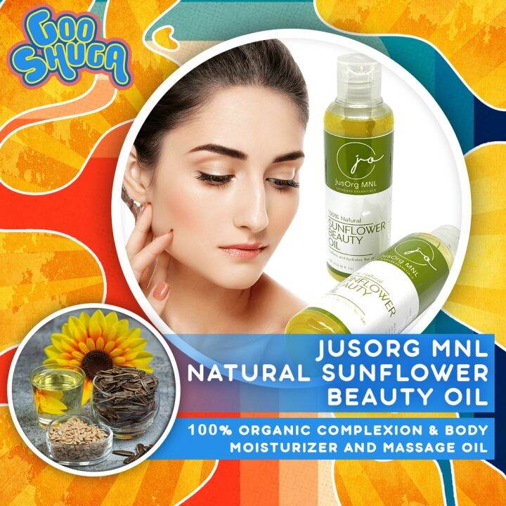 [ Goo Shuga ] 100 Natural Organic Sunflower Beauty Oil