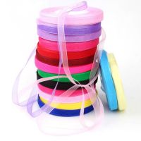 12mm Chiffon Organza Silk Ribbon Transparent Ribbon For Wedding gift wrapping Party Decoration Webbing DIY crafts (22 meters) Gift Wrapping  Bags