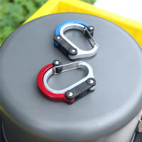 hang qiao shop Multifunctional Aluminum Alloy D-type Rotatable Quick-hanging Carabiner