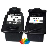 53 COAAP 2Pk PG 510 /Cl 511ที่รองรับตลับหมึกสำหรับ Canon MP240 MP250 MP270 MP280 MP480 MP490 MX320เครื่องพิมพ์ MX350