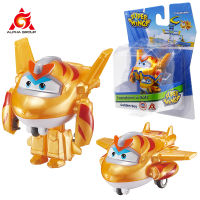 Super Wings S5 2 "Mini Transforming Deformation Transform-A-Bots Airplane Action Figures Robot Transformation Toys For Kids Gif