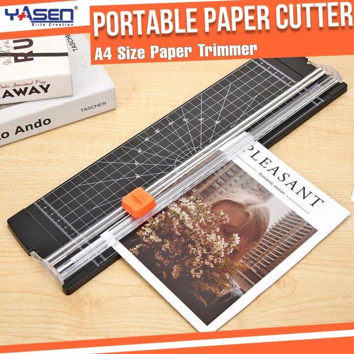 Portable Paper Cutter Manual Paper Trimmer Cutter A4 Size with FREE 5