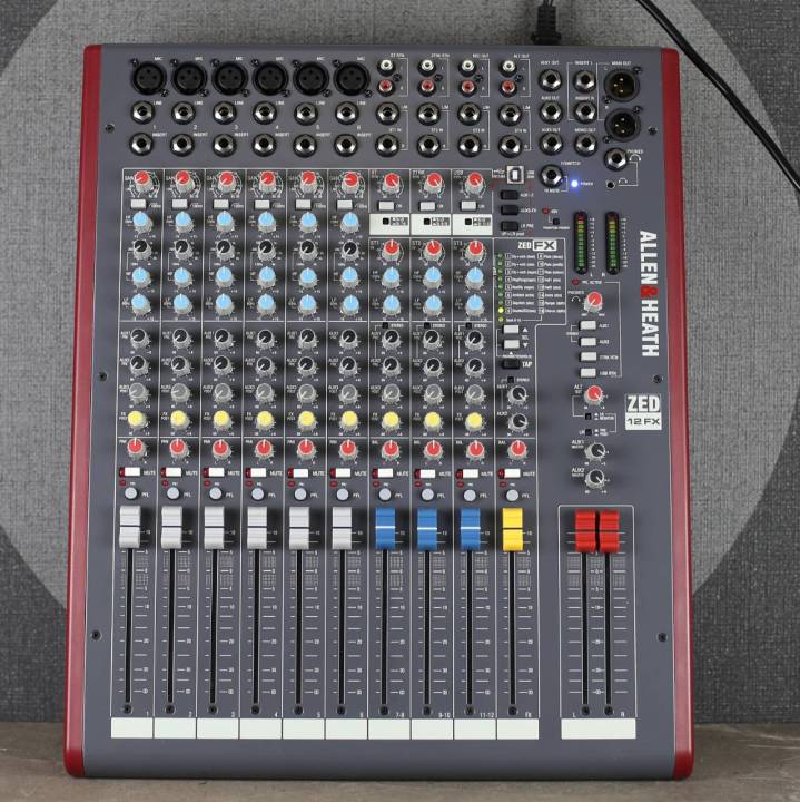 มิกซ์-12-ช่อง-allen-amp-heath-zed-12fx-12-channel-mixer-with-6-mic-line-channels-3-stereo-channels-16-built-in-effects-usb-and-sonar-le-recording-software-pc