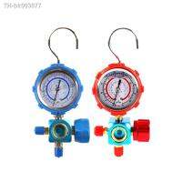 ▧◘✚ Portable Pressure Gauge with Hanging Hook Refrigerant Pressure Gauge Metal Alloy Drop Shipping