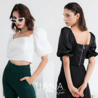 TIANA - Giselle Puff-Sleeve Top เสื้อครอปทรงแขนตุ๊กตา พรางต้นแขน