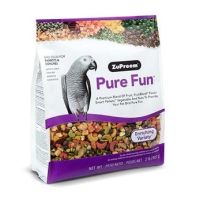 Zupreem Pure Fun สูตรผลไม้+ผัก+เมล็ดธัญพืช สำหรับนกแอฟริกันxxเกย์xx อิเล็กตรัส (907g)