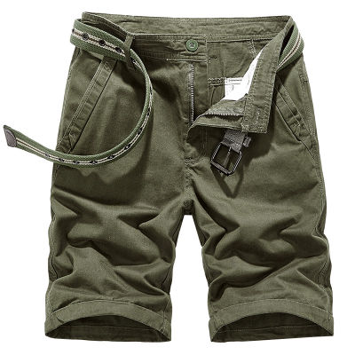 New Loose Military Cargo Shorts Men Summer Khaki Cotton Shorts Male Multi-Pocket Shorts Homme Casual Bermuda Trousers Tactical