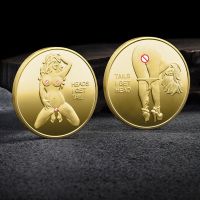 【YD】 1PCS Woman Coin Commemorative Coins New Adult Plated Collection Tourism Collectibles