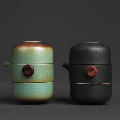 TANGPIN japanese ceramic teapot gaiwan teacups handmade portable travel office tea set