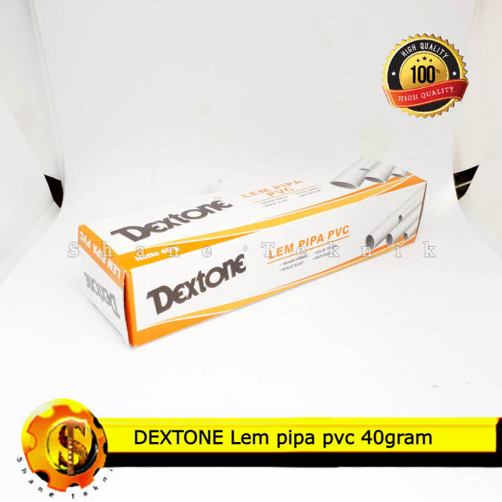 Dextone Lem Pipa Pvc Paralon Original 40 Gram Lazada Indonesia