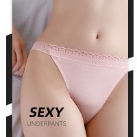 L-4XL Plus Size Cotton Thong Sexy Women Panties Girls Modal Underpants G-String T Pants olid Colors Low Rise Underwea Thong