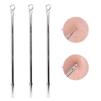 1pc Stainless Steel Blackhead Comedone Acne Blemish Extractor Remover Face Skin Care Pore Cleaner Needles Remove Tools Hot