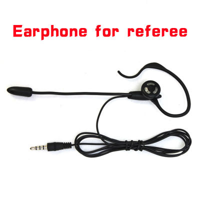 Vnetphone Football Soccer Referee Headset Monaural Headset Earhook Earphone for V6 V4 V5 Intercom Football Referee Arbitration