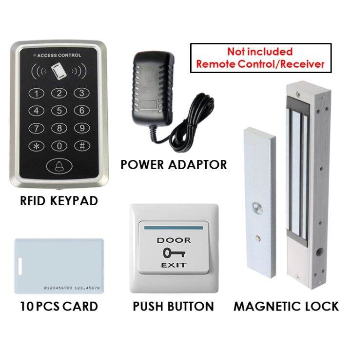 RFID Door Access Control System With Electric 280KG Magnetic Lock *Set ...