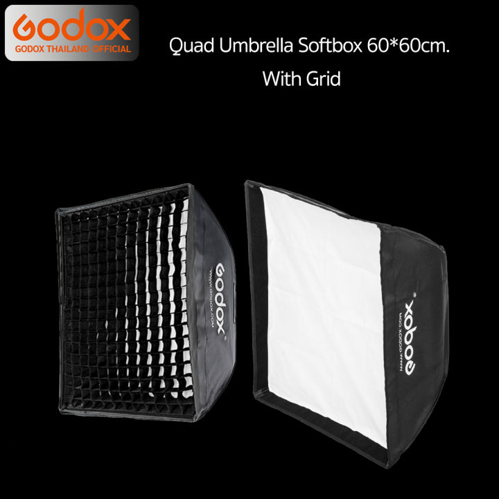 godox-softbox-sb-gusw-60-60-cm-with-grid-bowen-mount-quad-umbrella-softbox-วิดีโอ-รีวิว-live-ถ่ายรูปติบัตร