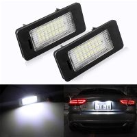 2 PCS License Plate Light Led Number Plate Holder Lamp No Error for Audi A1 A4 B8 A5 S5 A6 S6 A7 Q5 TT TTS 2D For VW Golf Jetta