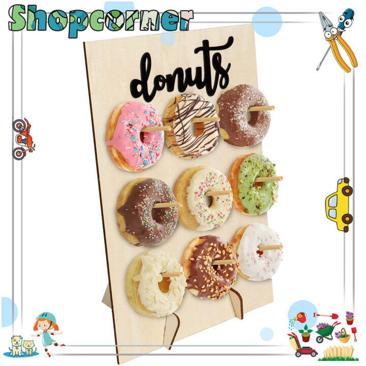 Wood Donut Display Stand for Wedding Birthday Party Decoration/Donat ...