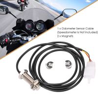 Motorcycle Odometer Sensor Cable Scooter Durable Digital Speedometer Magnetic Sensor Replacement Kit With 2 Magnets