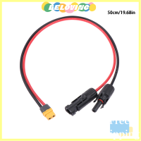 Beloving แฟลชเซลชุด XT60 12AWG XT60แผงโซล่าผู้หญิงสายชาร์จสายเคเบิลเชื่อมต่อเครื่องกำเนิดไฟฟ้าพลังงานแสงอาทิตย์ชิ้นส่วนพาวเวอร์แบงค์แบบพกพา