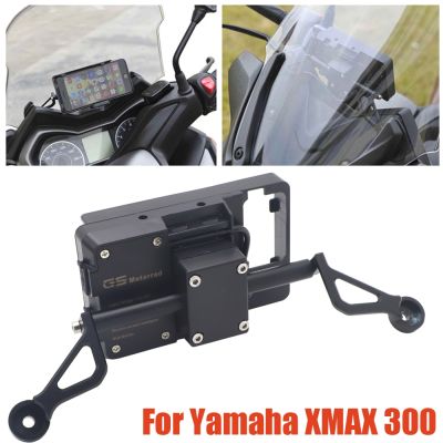 ใหม่ที่ยึดแท่นวางโทรศัพท์หน้ารถจักรยานยนต์โทรศัพท์สมาร์ทโฟน GPS Navigaton Plate ขายึดสำหรับยามาฮ่า XMAX 300 125 250 400 XMAX400