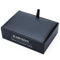 Cod HAWSON กล่องแสดงเครื่องประดับสีดำ12ชิ้นสำหรับกระดุมข้อมือกล่องจัดเก็บเครื่องประดับชุดกระดุมคุณภาพสูงสำหรับชุดเครื่องประดับ