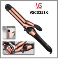 Vidal Sassoon VSCD251K เครื่องหนีบผมตรงเรียบทองคำสีกุหลาบไทเทเนียม32มม. มืออาชีพการหมุนรหัส360 30การตั้งค่าความร้อนเทคโนโลยีขั้นสูง30วินาทีการอุ่นและอุณหภูมิได้เร็วขึ้น
