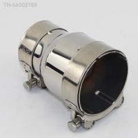 ✵ 304 stainless steel diameter OD 51mm out 63mm casing automobile exhaust pipe muffler butt clamp fixed pipe fittings