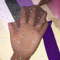 【CC】▣▪♘  2023 Fishnet Pantyhose Fashion Net Tights Female Rhinestone Mesh Stockings