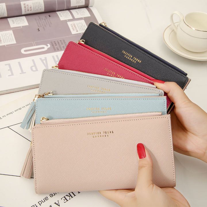 Special 2021 new wallet female long Japan and South Korea small fresh ...